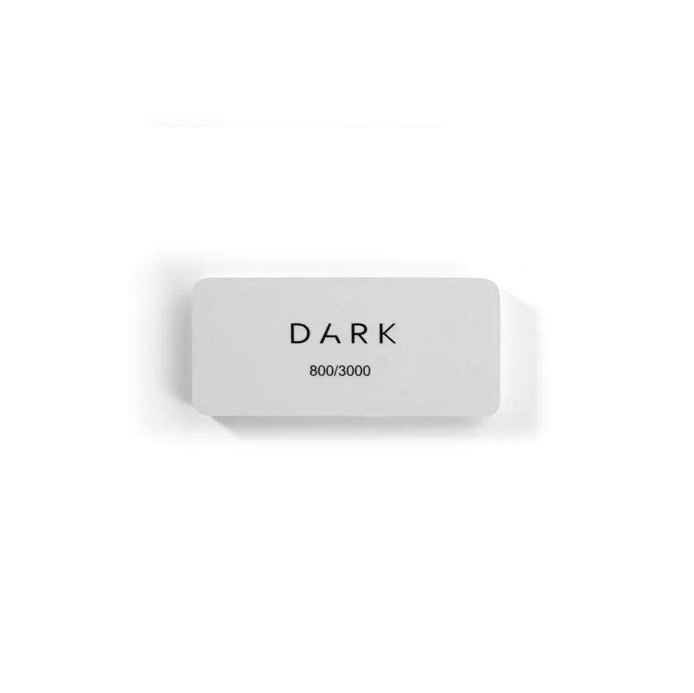 DARK - Rectangular Nail Polishing Buffer 800/ 3000gr - Level Up Beauty Supply