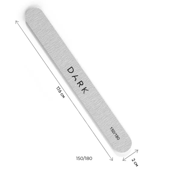 DARK Set of Classic Zebra disposable files, 25 pcs (150/180 grit) - Level Up Beauty Supply