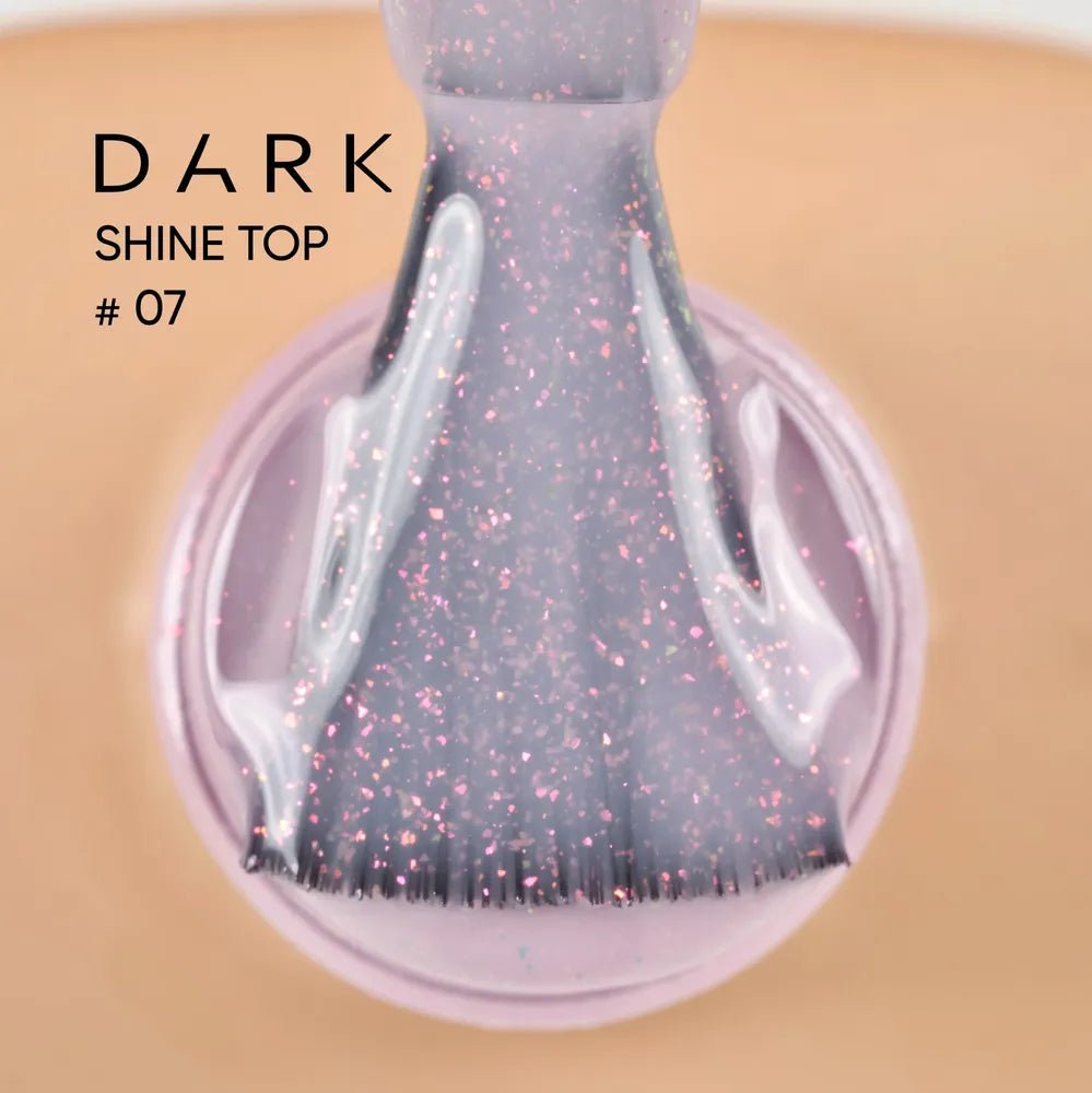 DARK Shine Top Coat 07, 10 ml - Level Up Beauty Supply