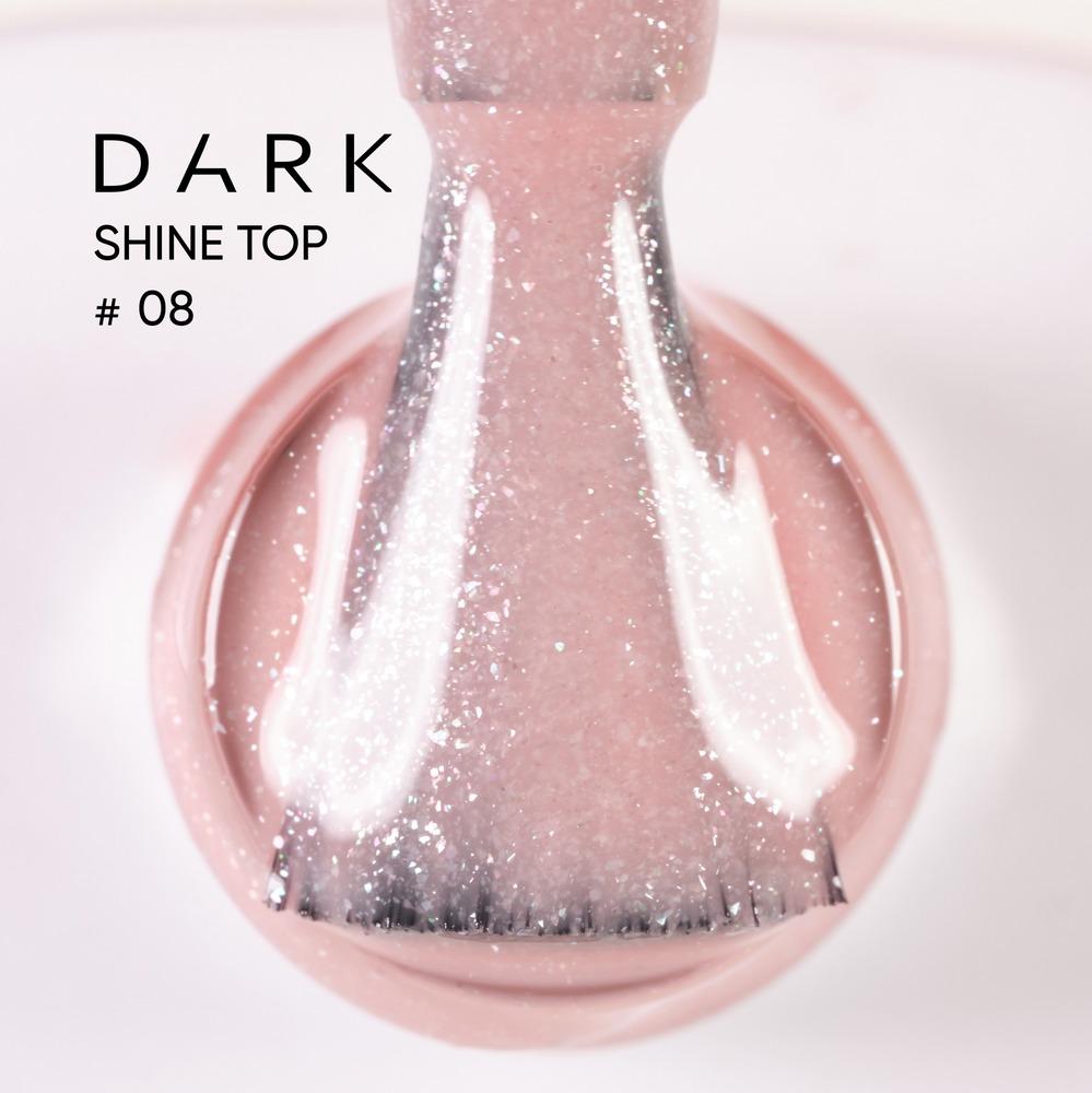 DARK Shine Top Coat 08, 10 ml - Level Up Beauty Supply