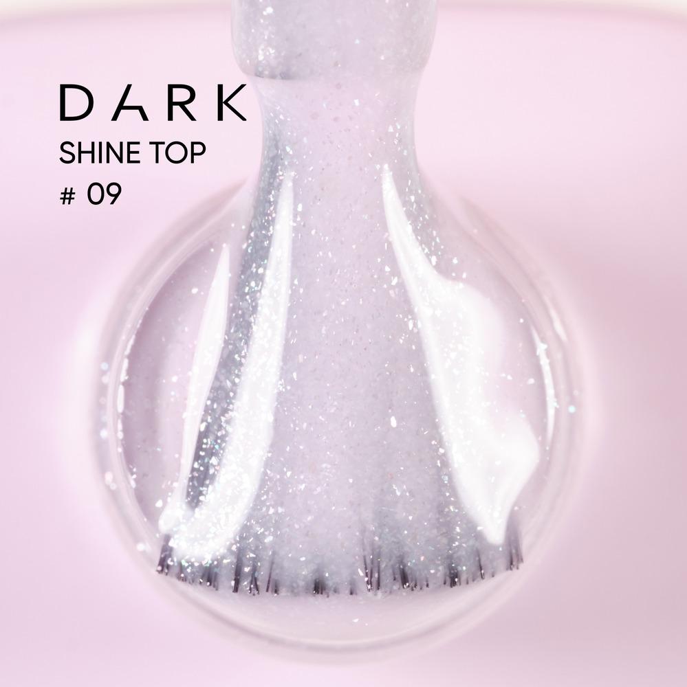 DARK Shine Top Coat 09, 10 ml - Level Up Beauty Supply