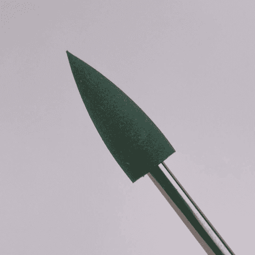 DARK Silicone Polisher #301, Thin Bullet, Green