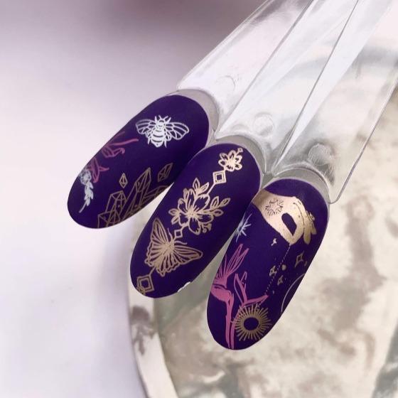 DARK Stamping Plate 10 - Level Up Beauty Supply