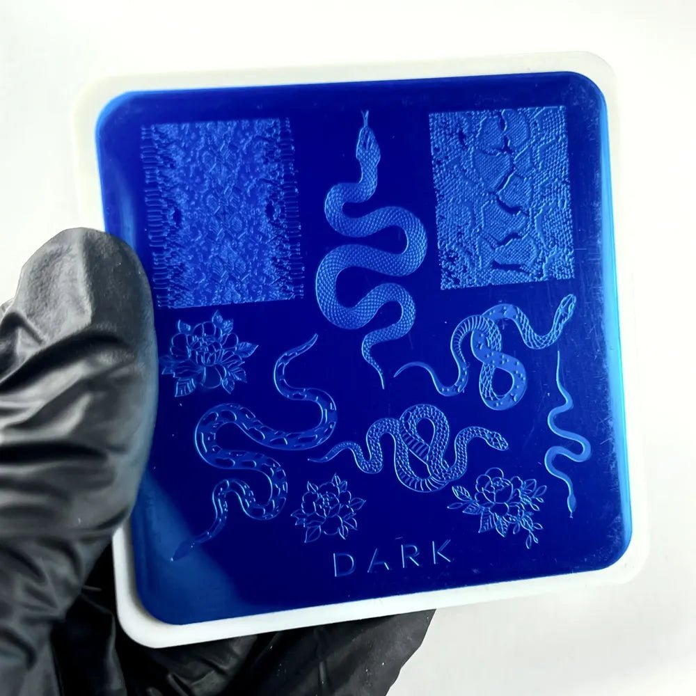 DARK Stamping Plate Snake - Level Up Beauty Supply