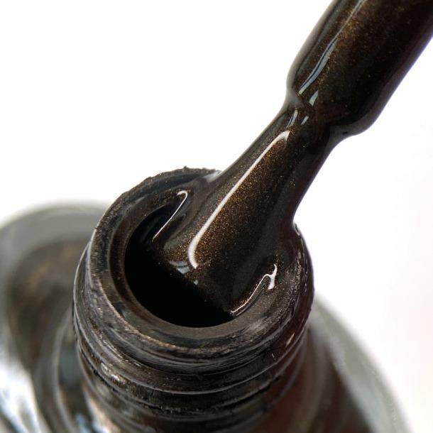 DARK Stamping polish 45 Brown Metallic, 10 ml - Level Up Beauty Supply