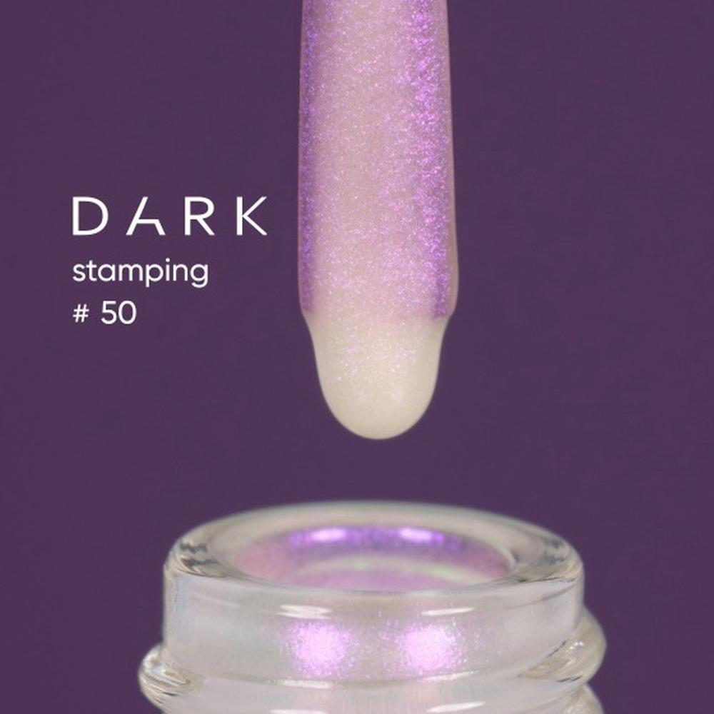DARK Stamping polish 50 Purple Chameleon, 10 ml - Level Up Beauty Supply