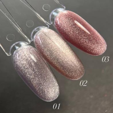 Dark gel polish Cat Eye 01, 10 ml (TPO Free) - Level Up Beauty Supply