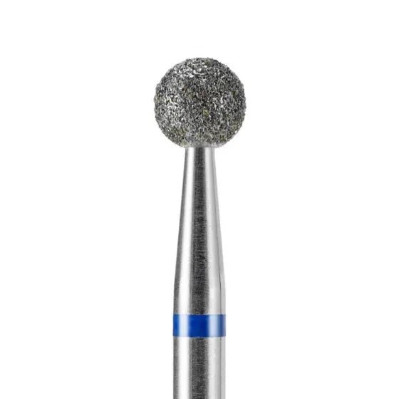 DARK Diamond Nail Bit Ball 4 mm Medium (Blue) - Level Up Beauty Supply