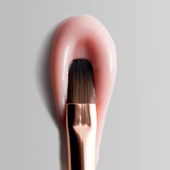 DARK Double - sided Brush (Spatula + Gel brush 9mm) - Level Up Beauty Supply