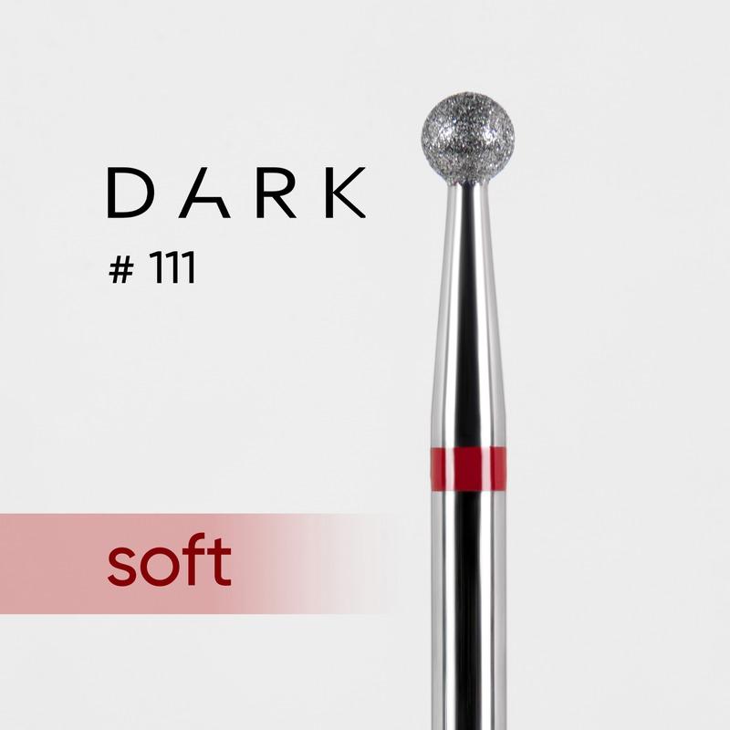 DARK Diamond Nail Bit #111 Ball 3.0 Fine (Red)