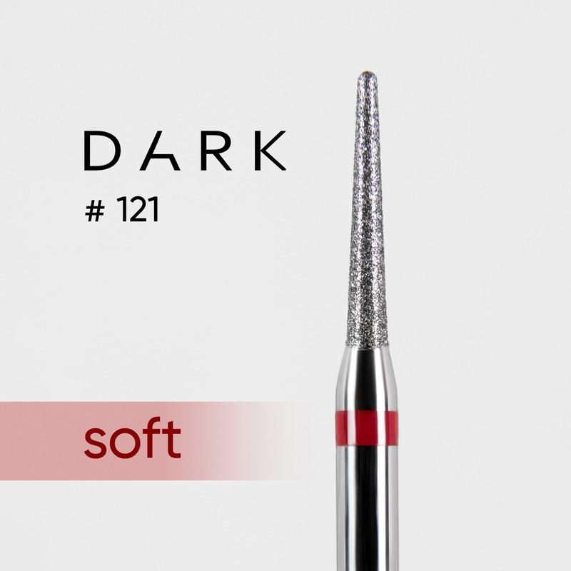 DARK Diamond Nail Bit 121 Needle 1.6 Fine (Red) - Level Up Beauty Supply