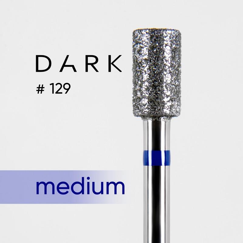 DARK Diamond Nail Bit #129 Cylinder 4.3 Medium (Blue)