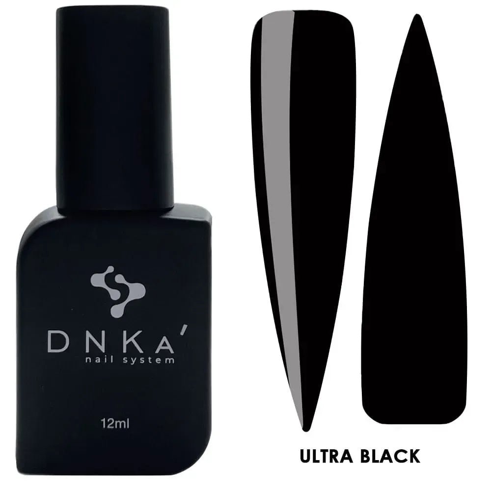 DNKa Color Gel Polish ULTRA BLACK 12 ml (TPO free) - Level Up Beauty Supply