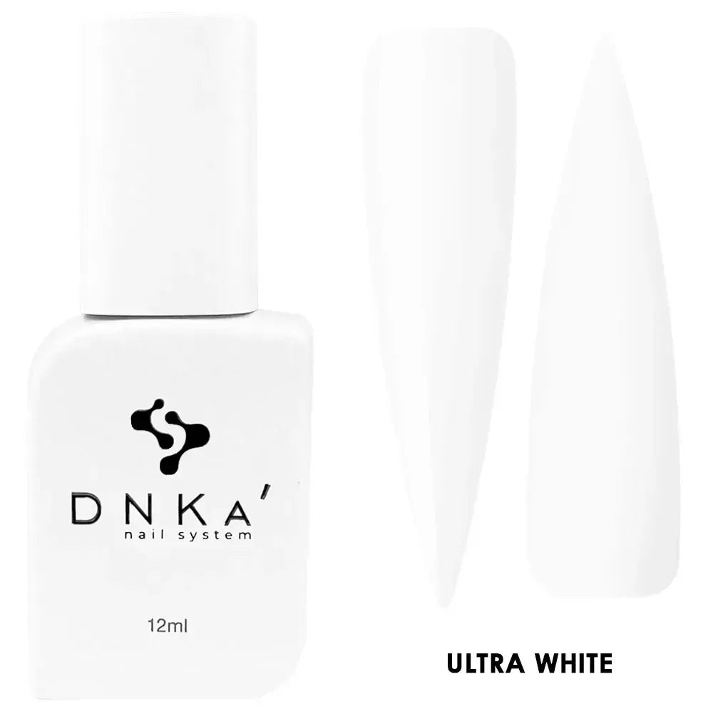 DNKa Color Gel Polish ULTRA WHITE 12 ml (TPO free) - Level Up Beauty Supply