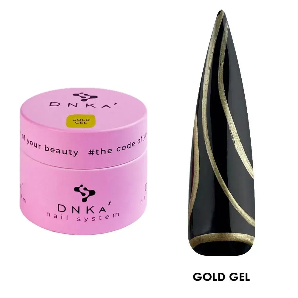 DNKa Gold Gel Paint 5 ml - Level Up Beauty Supply
