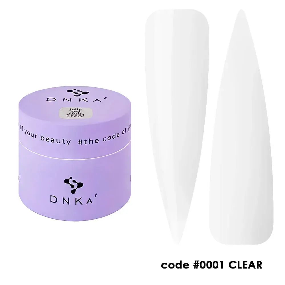 DNKa Jelly Gel 0001 Clear 15 ml - Level Up Beauty Supply