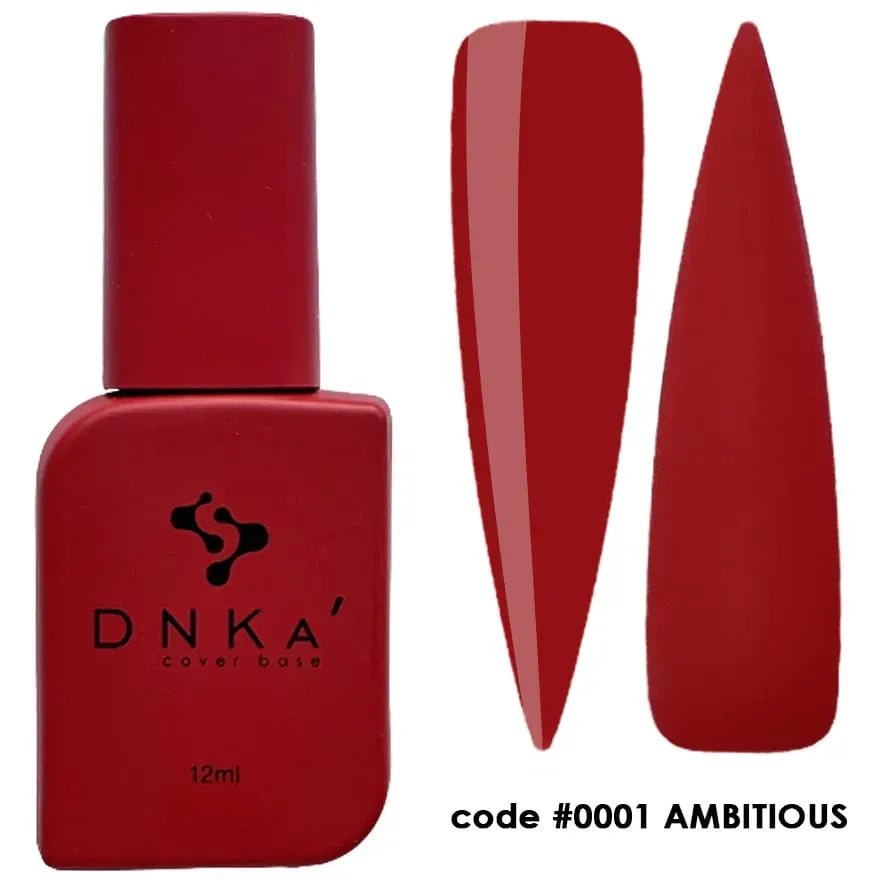 DNKa Rubber Cover Base 0001 Ambitious 12 ml (TPO Free) - Level Up Beauty Supply