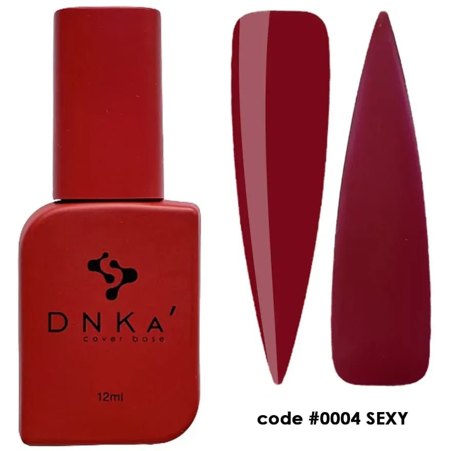 DNKa Rubber Cover Base 0004 Sexy 12 ml (TPO Free) - Level Up Beauty Supply