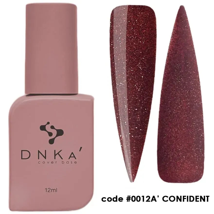 DNKa Rubber Cover Base 0012A' Confident 12 ml (TPO Free) - Level Up Beauty Supply