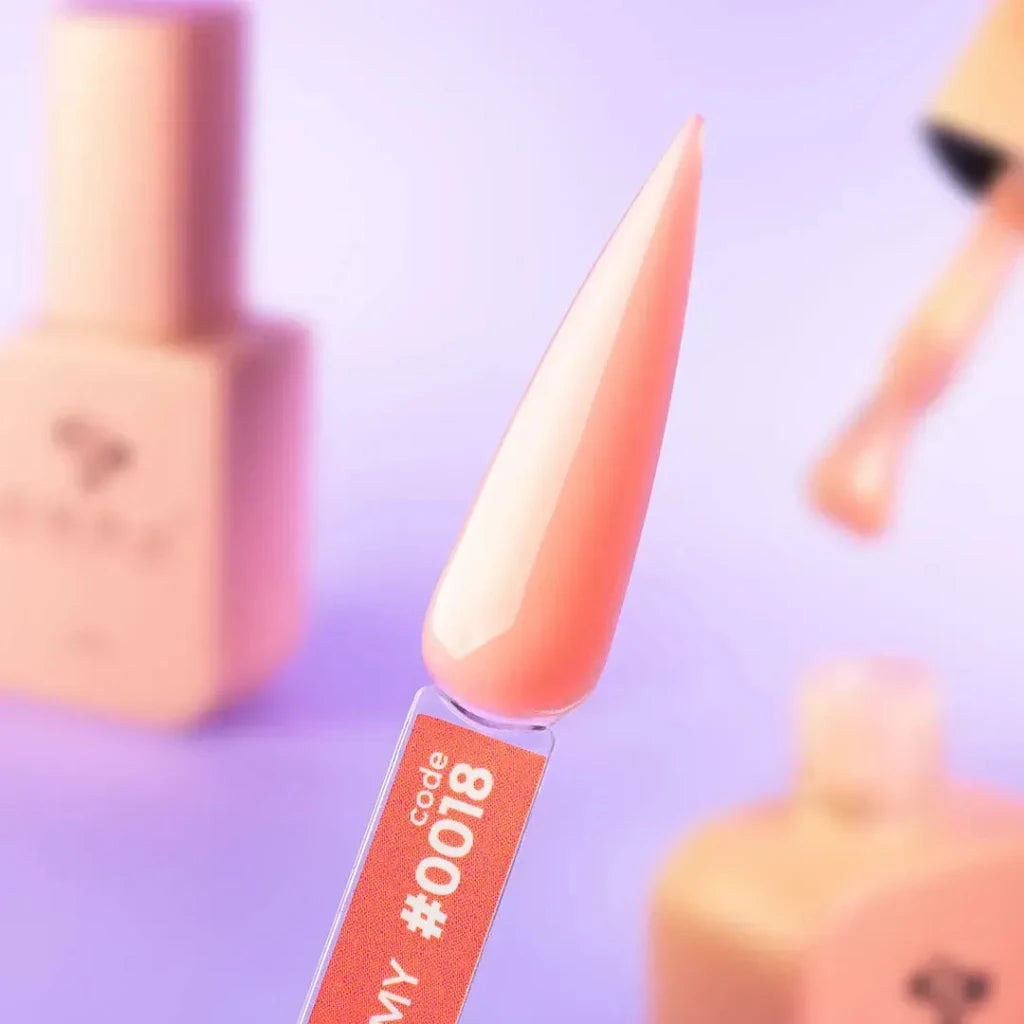 DNKa Rubber Cover Base 0018 Dreamy 12 ml (TPO Free) - Level Up Beauty Supply