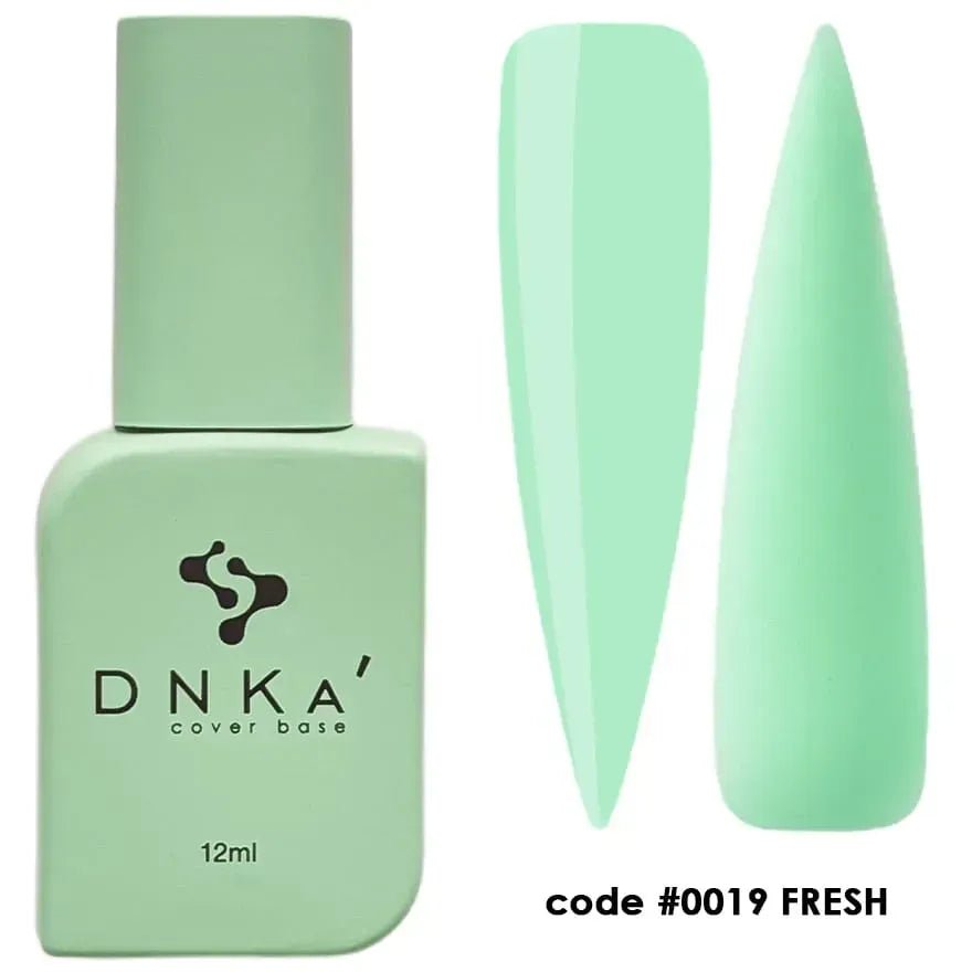 DNKa Rubber Cover Base 0019 Fresh 12 ml (TPO Free) - Level Up Beauty Supply