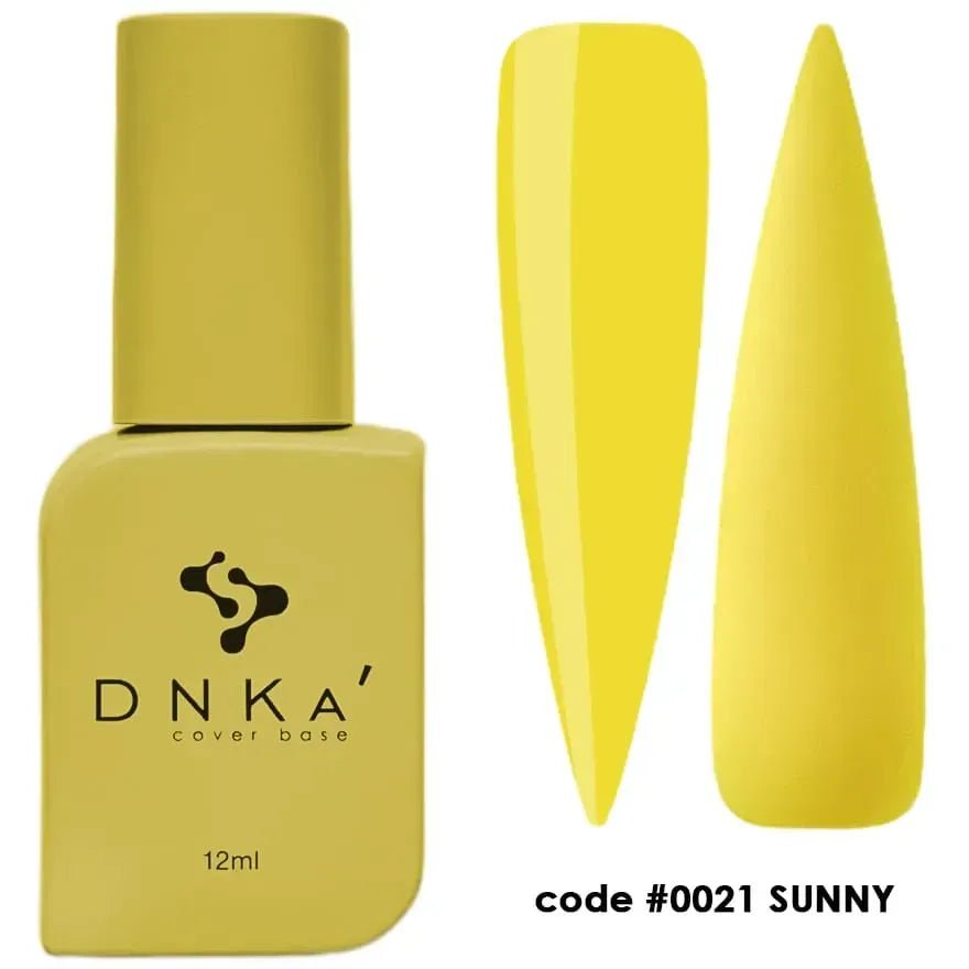 DNKa Rubber Cover Base 0021 Sunny 12 ml (TPO Free) - Level Up Beauty Supply