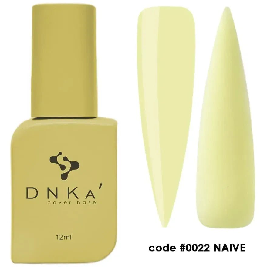 DNKa Rubber Cover Base 0022 Naive 12 ml (TPO Free) - Level Up Beauty Supply