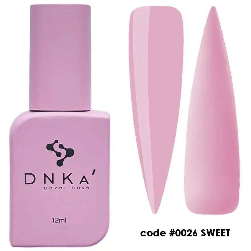 DNKa Rubber Cover Base 0026 Sweet 12 ml (TPO Free) - Level Up Beauty Supply