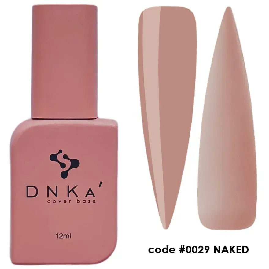 DNKa Rubber Cover Base 0029 Naked 12 ml (TPO Free) - Level Up Beauty Supply