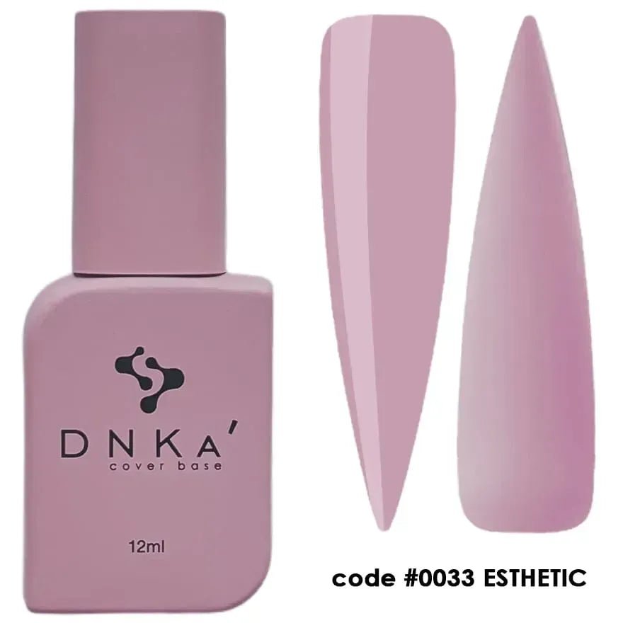 DNKa Rubber Cover Base 0033 Esthetic 12 ml (TPO Free) - Level Up Beauty Supply