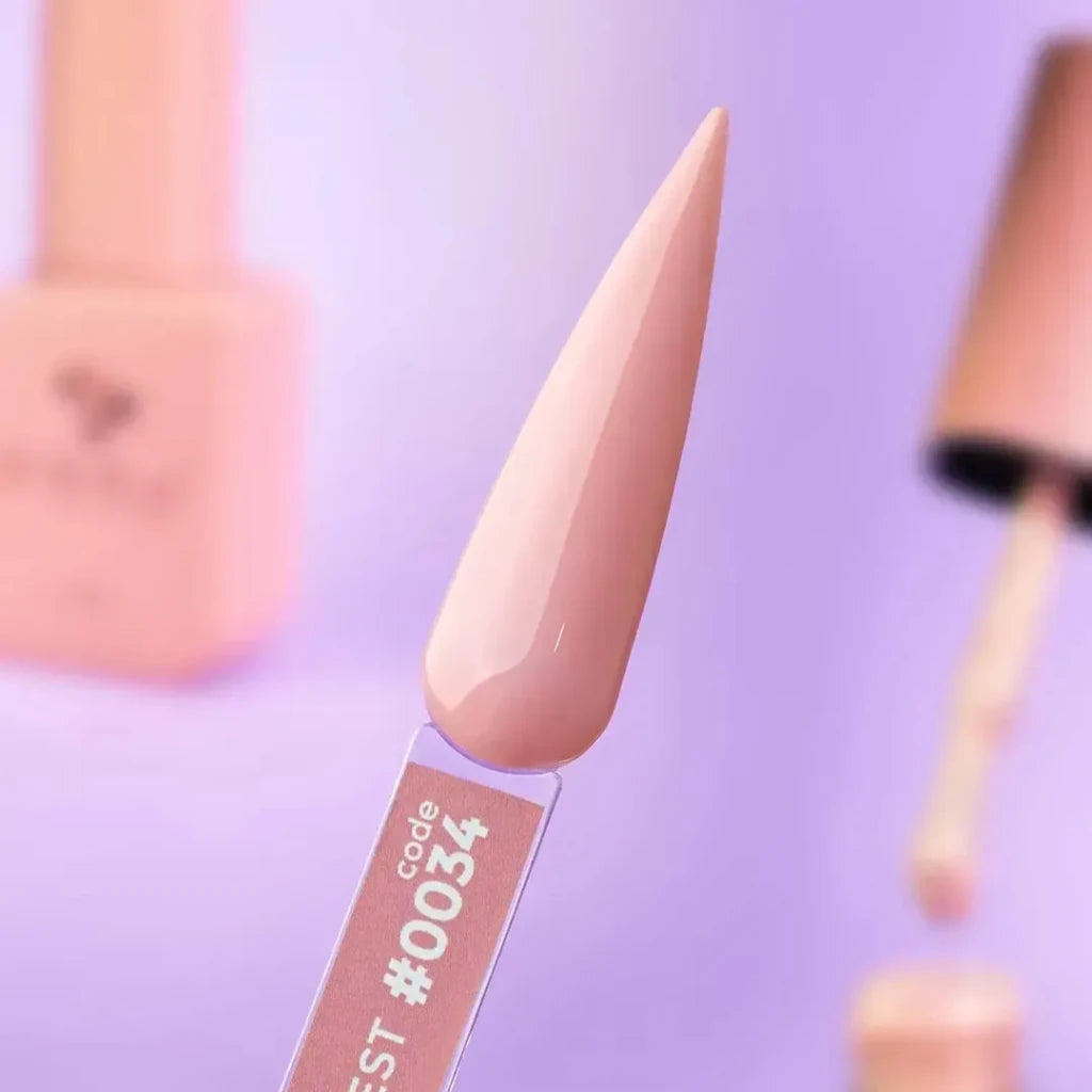 DNKa Rubber Cover Base 0034 Modest 12 ml (TPO Free) - Level Up Beauty Supply