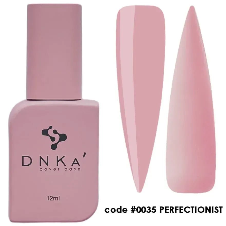 DNKa Rubber Cover Base 0035 Perfectionist 12 ml (TPO Free) - Level Up Beauty Supply
