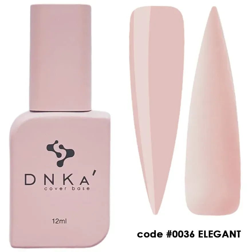 DNKa Rubber Cover Base 0036 Elegant 12 ml (TPO Free) - Level Up Beauty Supply
