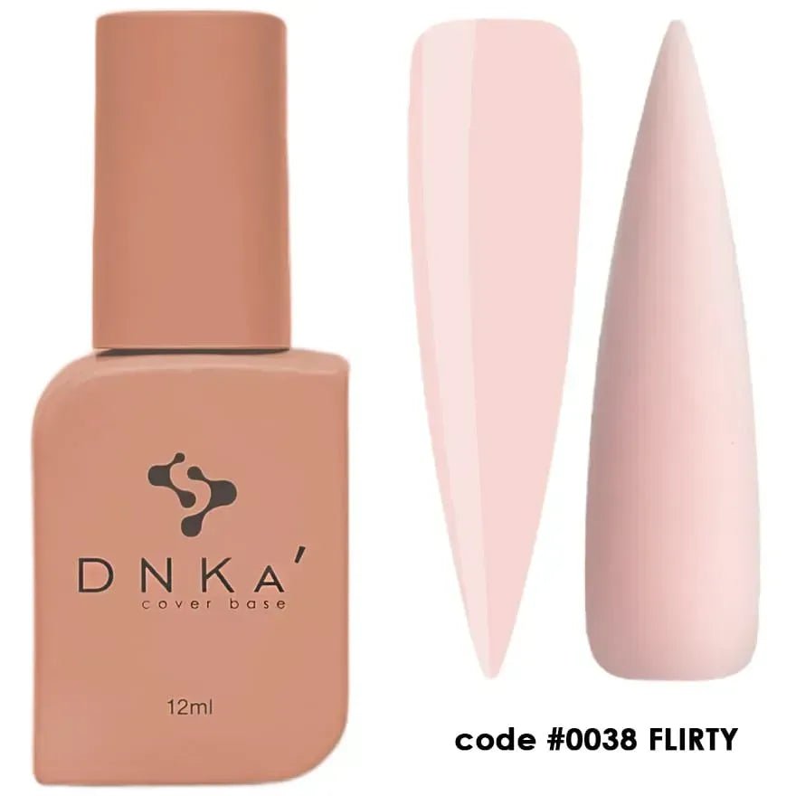 DNKa Rubber Cover Base 0038 Flirty 12 ml (TPO Free) - Level Up Beauty Supply
