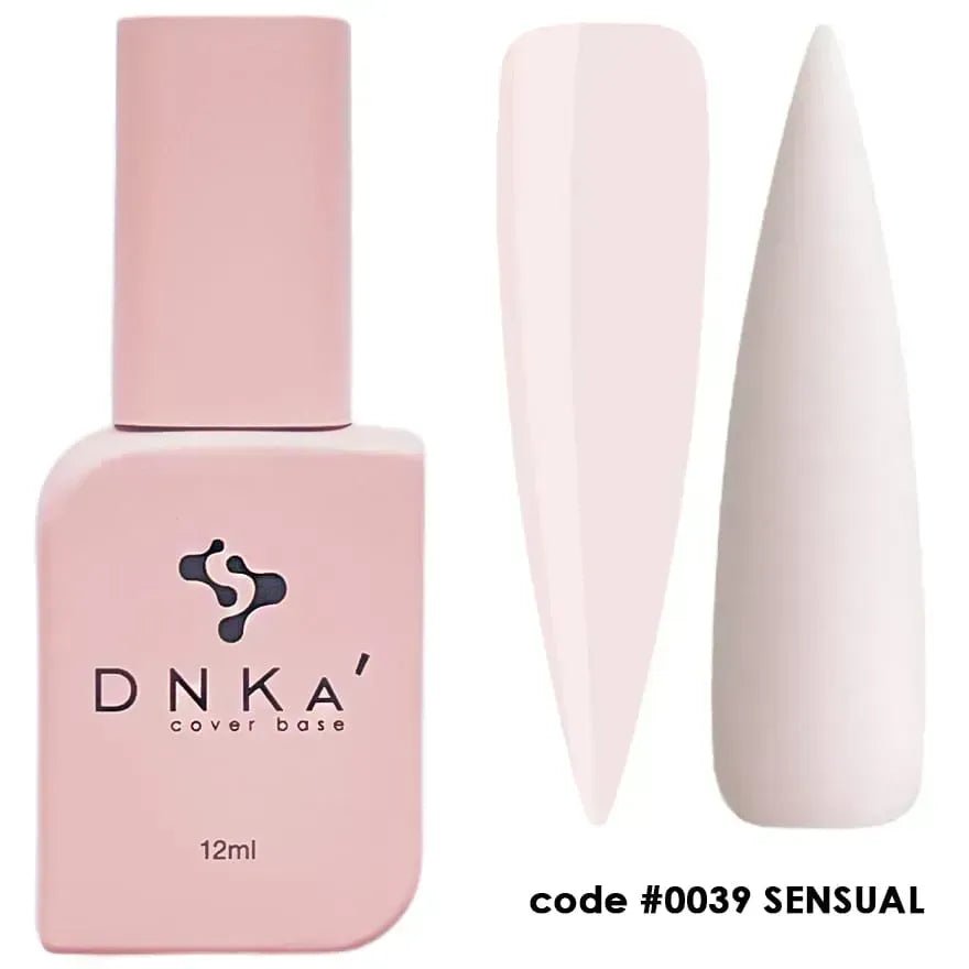 DNKa Rubber Cover Base 0039 Sensual 12 ml (TPO Free) - Level Up Beauty Supply