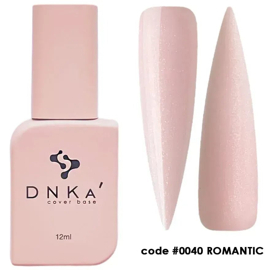 DNKa Rubber Cover Base 0040 Romantic 12 ml (TPO Free) - Level Up Beauty Supply