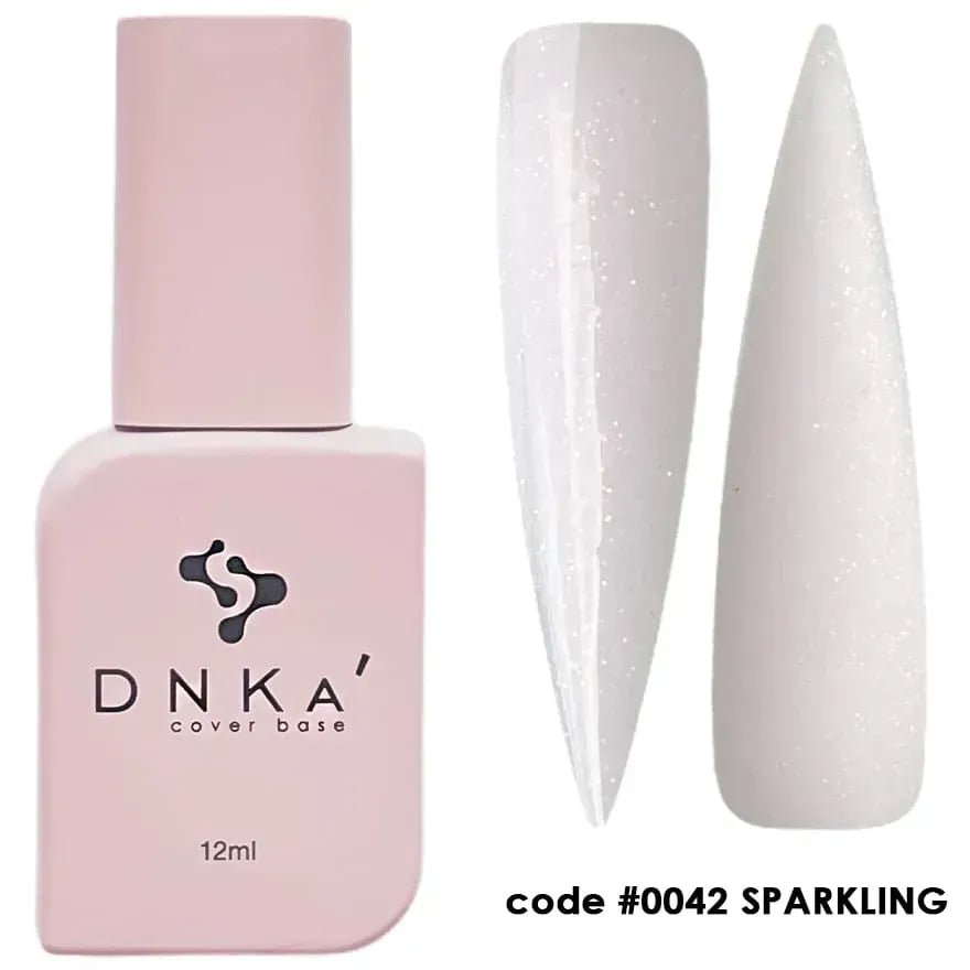 DNKa Rubber Cover Base 0042 Sparkling 12 ml (TPO Free) - Level Up Beauty Supply