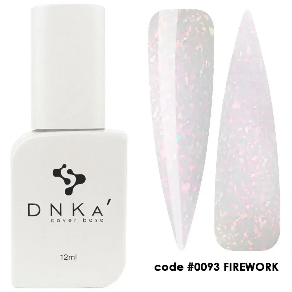 DNKa Rubber Cover Base 0093 Firework 12 ml (TPO Free) - Level Up Beauty Supply