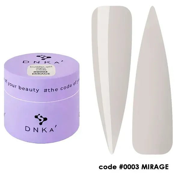 DNKa Builder gel Light 0003 Mirage - Level Up Beauty Supply