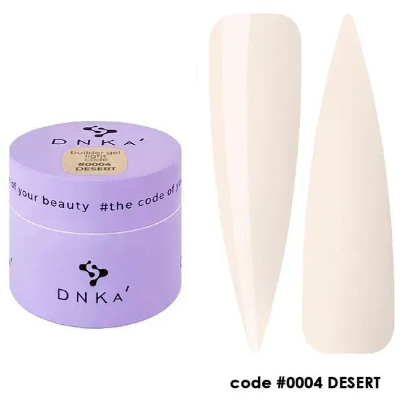 DNKa Builder gel Light 0004 Desert - Level Up Beauty Supply