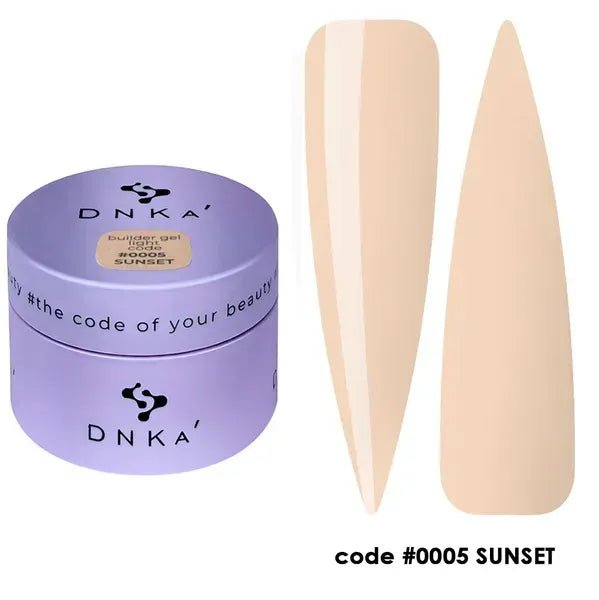 DNKa Builder gel Light 0005 Sunset - Level Up Beauty Supply