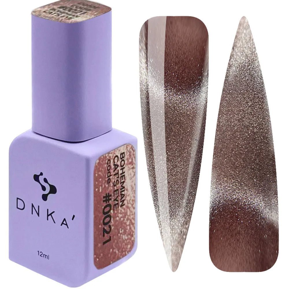 DNKa Cat Eye Gel Polish 0021 BOHEMIAN 12 ml (TPO free) - Level Up Beauty Supply