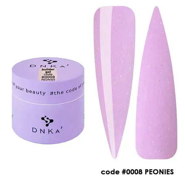 DNKa Builder gel 0008 Peonies - Level Up Beauty Supply