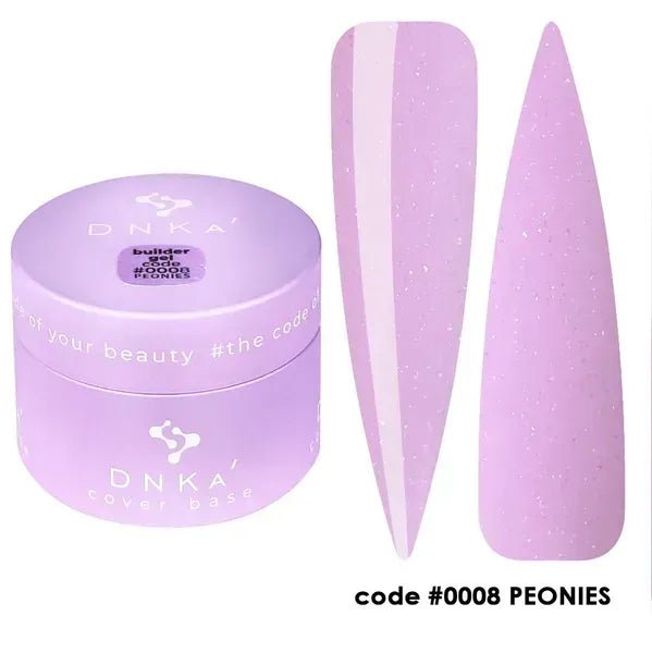 DNKa Builder gel 0008 Peonies - Level Up Beauty Supply