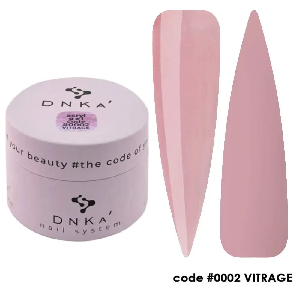 DNKa Acryl Gel 0002 Vitrage (TPO Free) - Level Up Beauty Supply