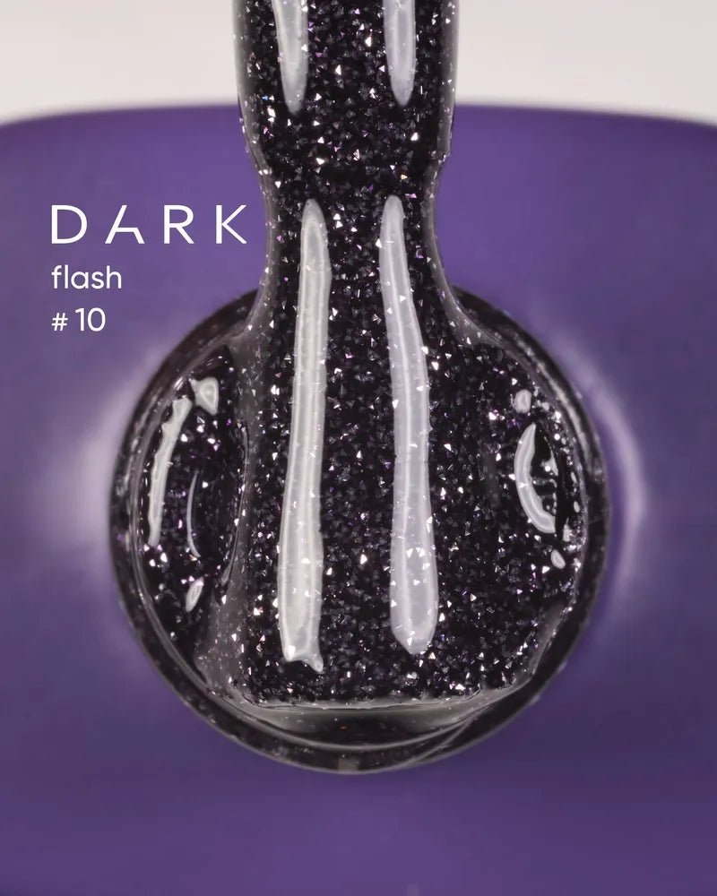 Dark Color Gel Polish Flash 10, 10 ml (TPO Free) - Level Up Beauty Supply