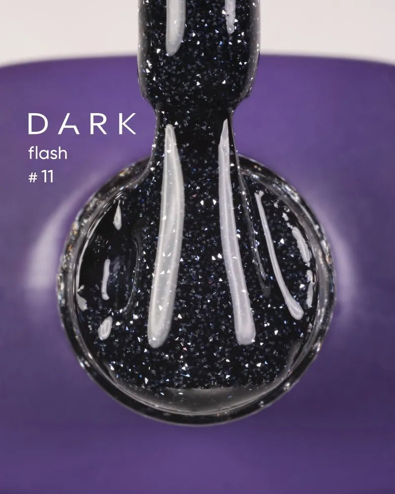 Dark Color Gel Polish Flash 11, 10 ml (TPO Free) - Level Up Beauty Supply