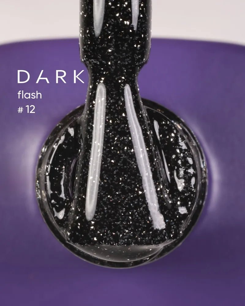 Dark Color Gel Polish Flash 12, 10 ml (TPO Free) - Level Up Beauty Supply