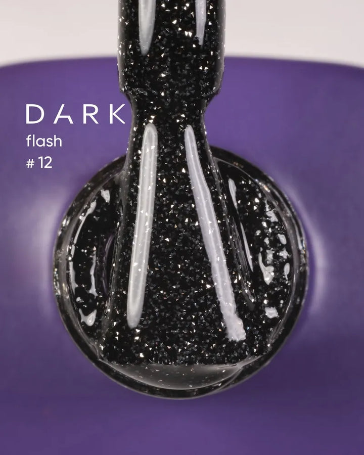 Dark Color Gel Polish Flash #12, 10 ml (TPO Free)