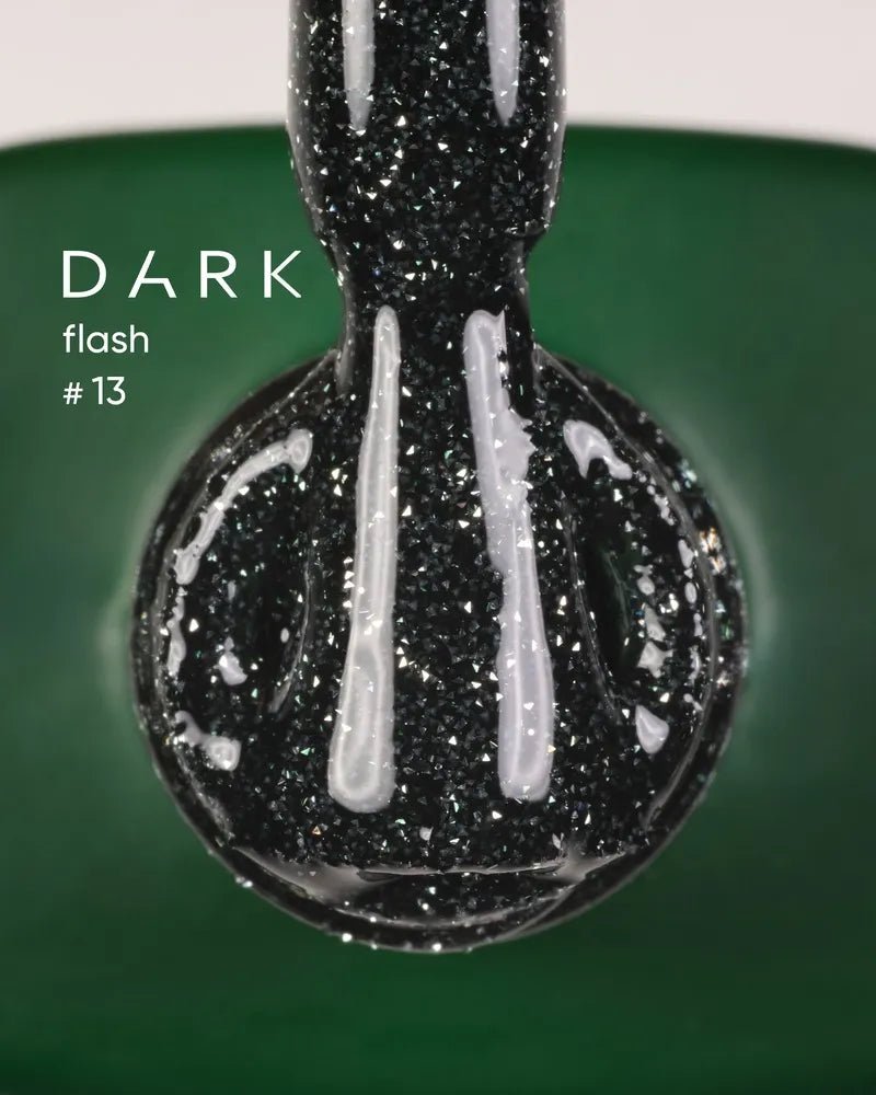 Dark Color Gel Polish Flash 13, 10 ml (TPO Free) - Level Up Beauty Supply